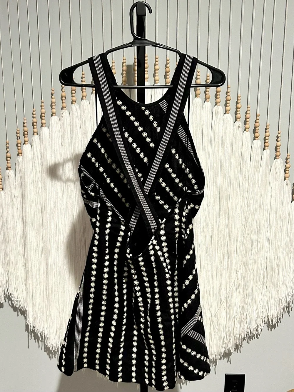 FREE PEOPLE Juni Embroidered Mini Dress, Size S